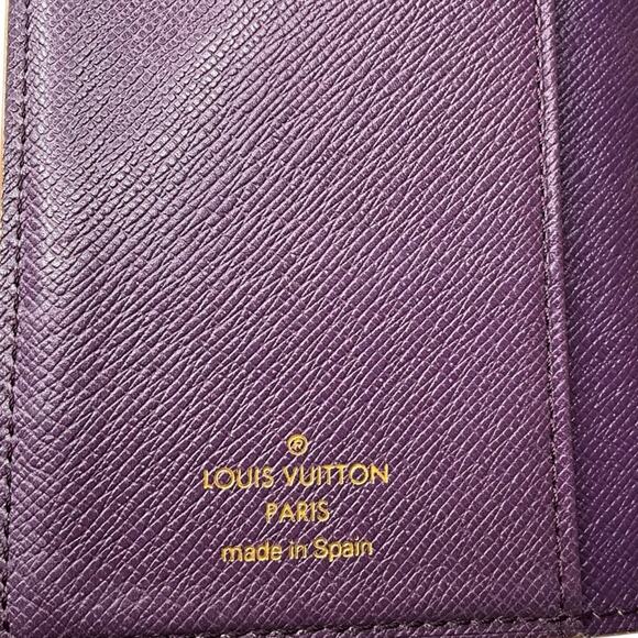 197. Louis Vuitton Yellow Agenda Wallet - Picture 4 of 9